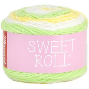Premier Yarns Sweet Roll Melon Pop 245 Yards Medium 4 100% Acrylic NEW